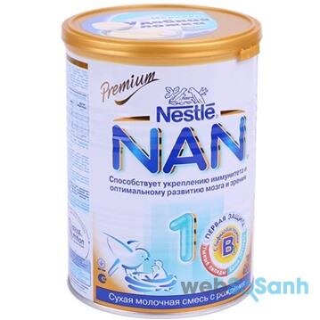 Sữa bột Nan Nga khá phù hợp cho các bé sinh mổ
