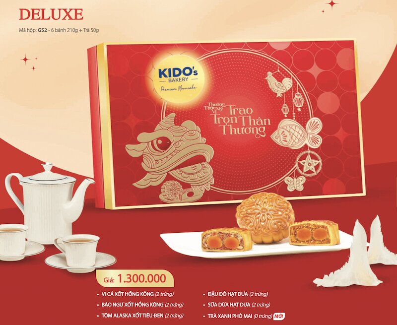 Bánh Trung thu KIDO’s Bakery – Trao mỹ vị, gửi yêu thương mùa trăng