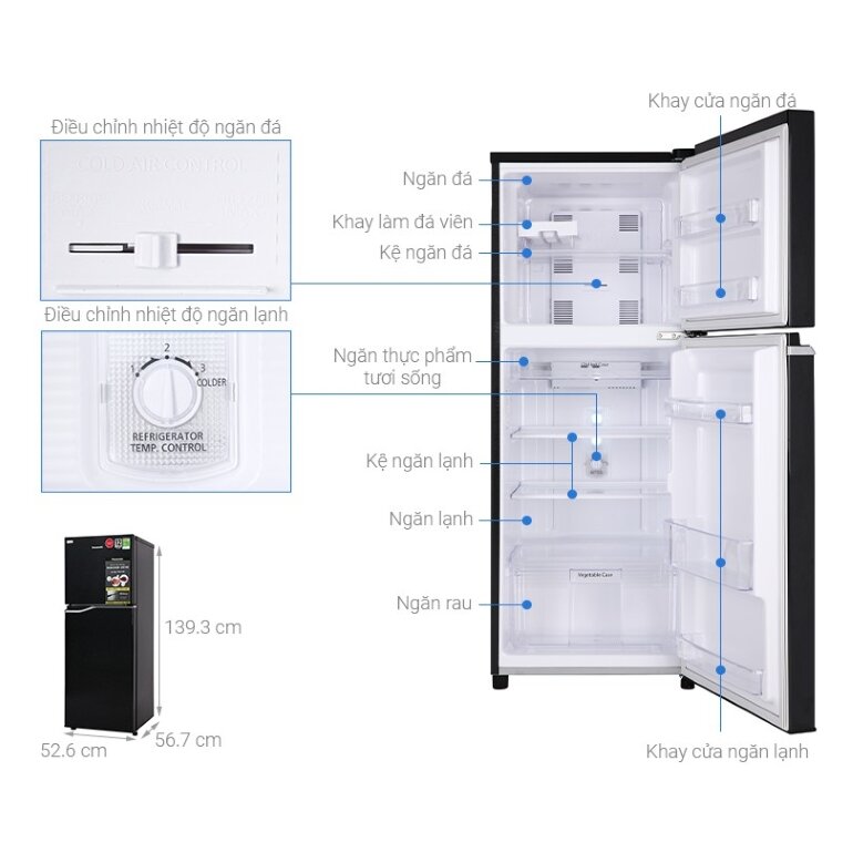 Tủ lạnh Panasonic 188l