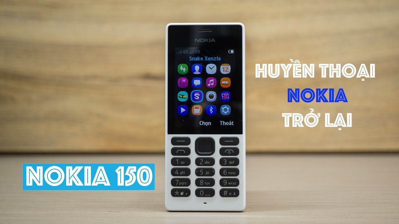 Chiếc điện thoại phổ thông Nokia 150 dual sim có chất lượng rất bền bỉ