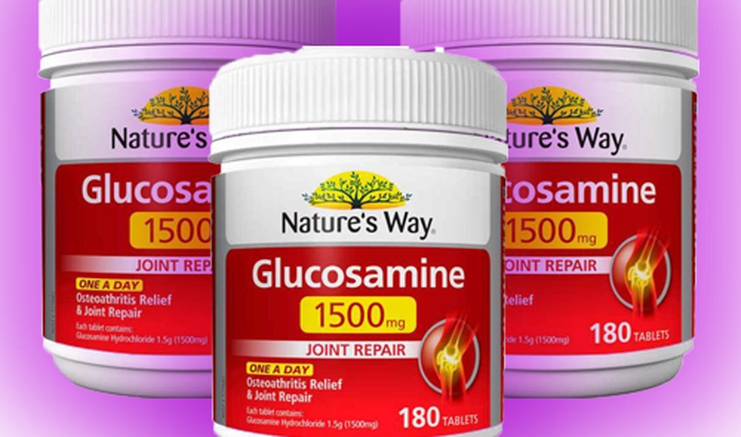Viên bổ khớp Glucosamine Nature’s Way 1500mg của Úc