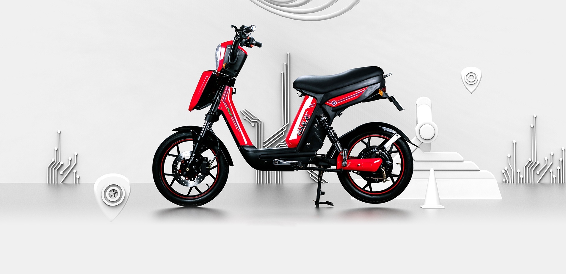 Xe đạp điện HKbike (PEGA) Cap A3