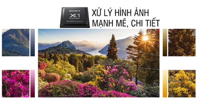 Nâng cao chất lượng hình ảnh nhờ bộ xử lý X1 4K Processor 