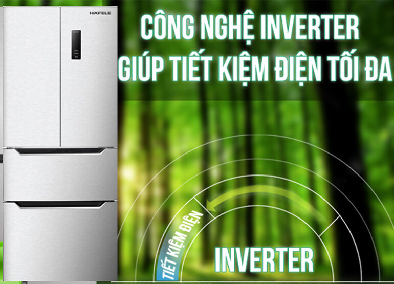 Công nghệ biến tần Inverter giúp tủ tiết kiệm được 30% điện năng