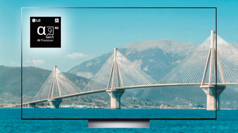 Thiết kế màn hình tinh giản của Smart Tivi OLED LG 77C2PSA