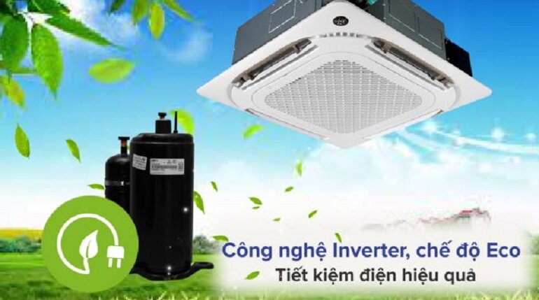 Điều hòa Midea Inverter 48000BTU 2 chiều MCD1-50HRDN1 gas R-410A