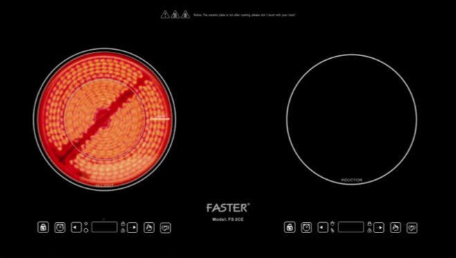 bếp từ đôi giá rẻ Faster 2018