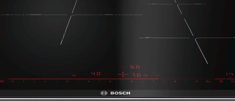 Bếp từ Bosch pid775dc1e serie 8 còn được trang bị cảm biến chiên xào vô cùng tiện lợi