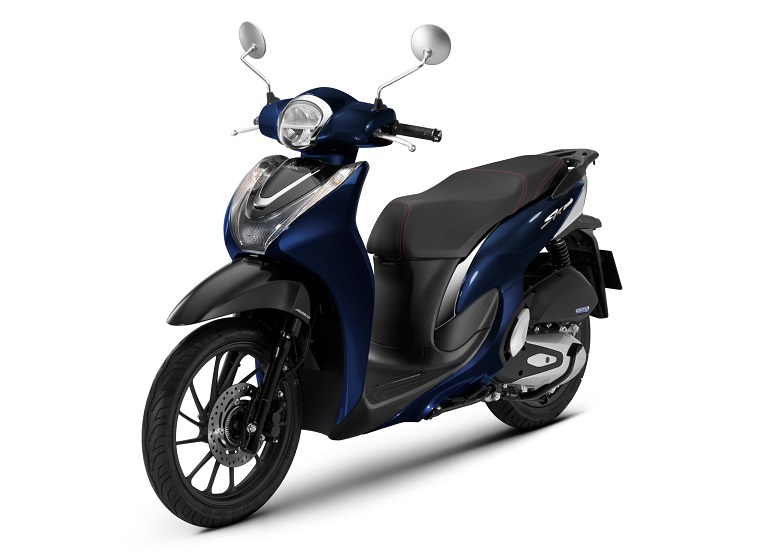 Honda SH Mode 2023 cao cấp màu xanh.