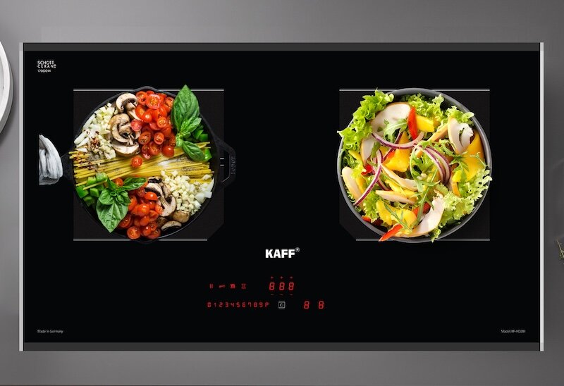 Bếp từ âm 2 vùng nấu Kaff KF-HD28II hiện đại, tiên tiến và an toàn