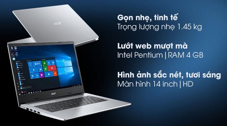 laptop Acer dưới 10 triệu