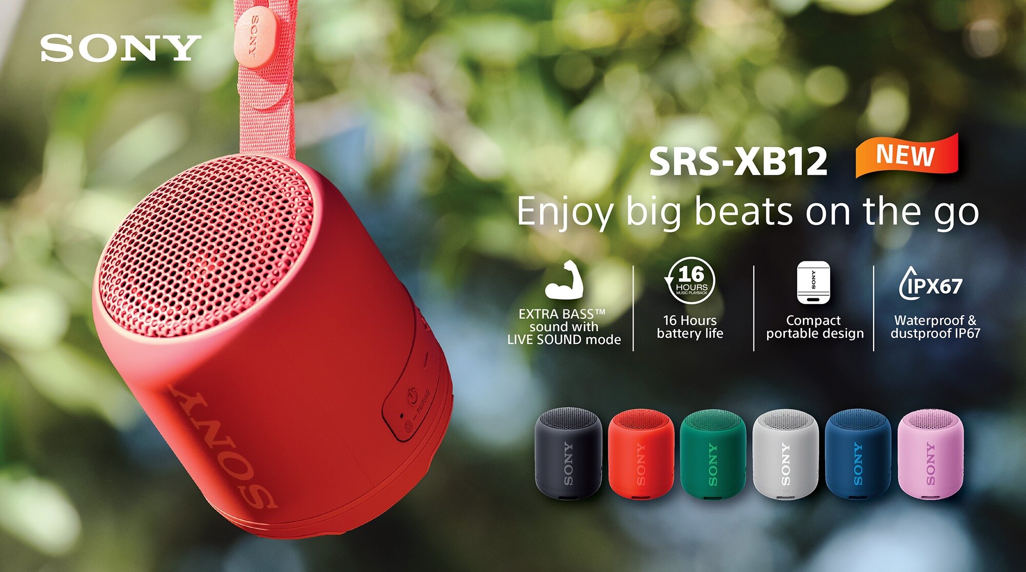 LOA BLUETOOTH SONY EXTRABASS XB 01