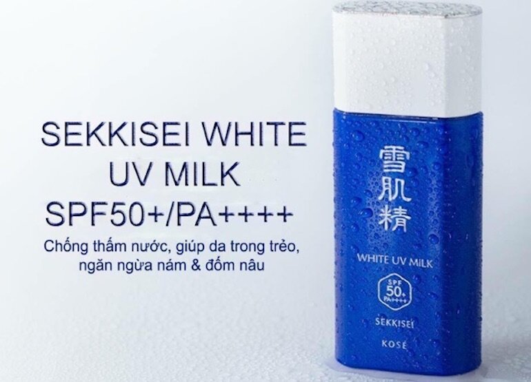 Kem chống nắng dành cho da dầu Kose Sekkisei Milk SPF50
