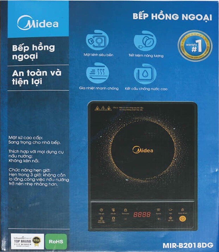 Bếp hồng ngoại Midea MIR-B2018DG