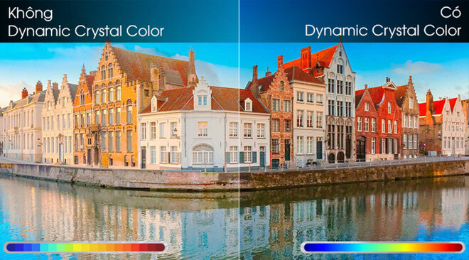 Tái hiện chính xác màu sắc với Dynamic Crystal Color và  Purcolor