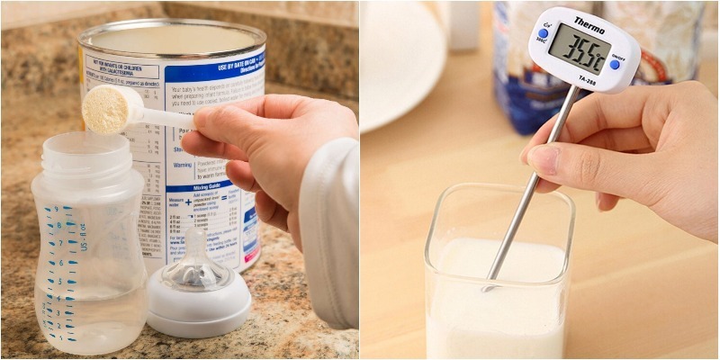 Chú ý đến pha sữa đúng cách để nâng cao hiệu quả và bảo vệ sức khỏe của trẻ em