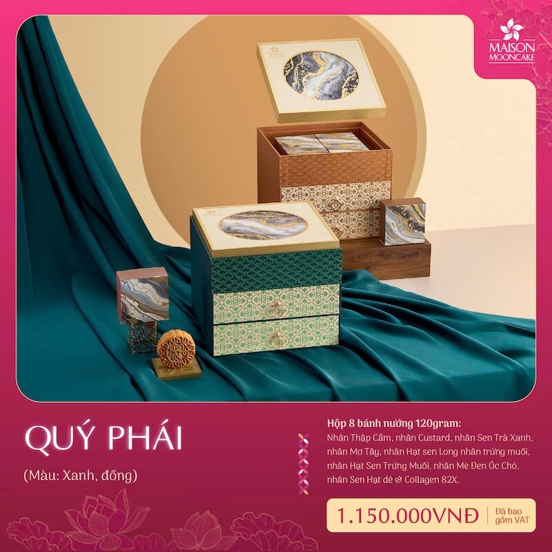 Top 5 hộp bánh Trung Thu Maison dành cho doanh nghiệp 2025