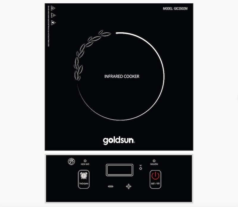 Bếp hồng ngoại đơn Goldsun GIC3502M