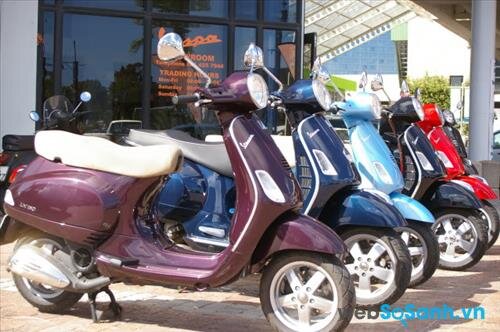 Piaggio Vespa LX là một trong dòng xe máy cũ bị 