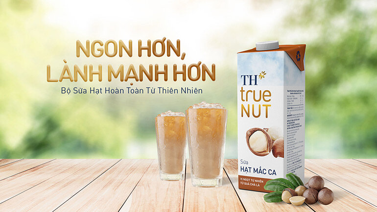 Sữa hạt NUT của thương hiệu TH True Milk