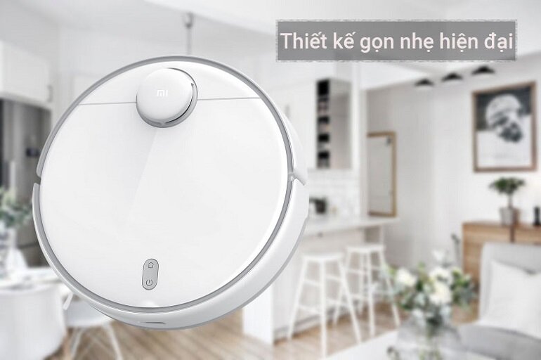 Robot Xiaomi Vacuum Mop 2 Pro có thiết kế vô cùng nhỏ gọn