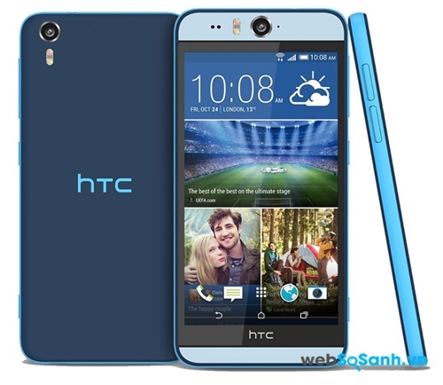 HTC Desire Eye sở hữu màn hình 5.2inch độ phân giải cao