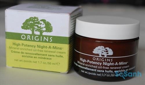 Kem dưỡng ẩm ban đêm Origins Mineral­Enriched Renewal Cream