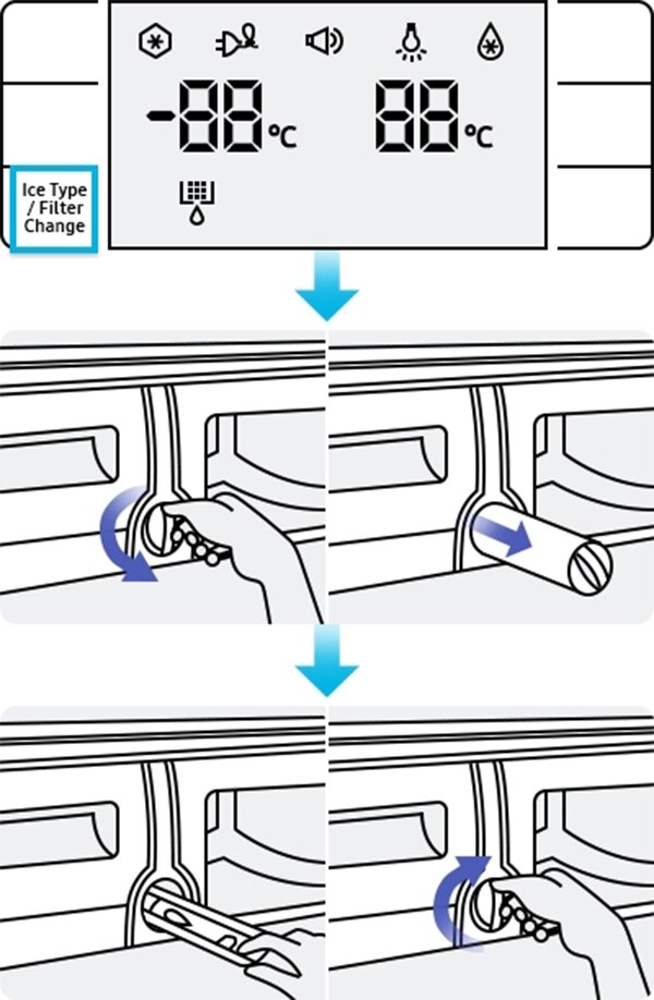 5 bước đơn giản tự thay bộ lọc trên tủ lạnh Samsung nhanh chóng