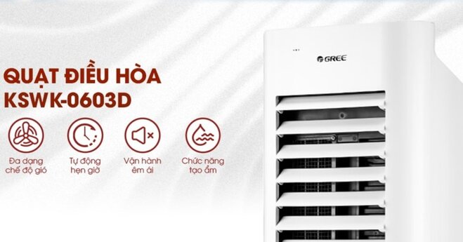 Quạt điều hoà Gree KSWK-0603D