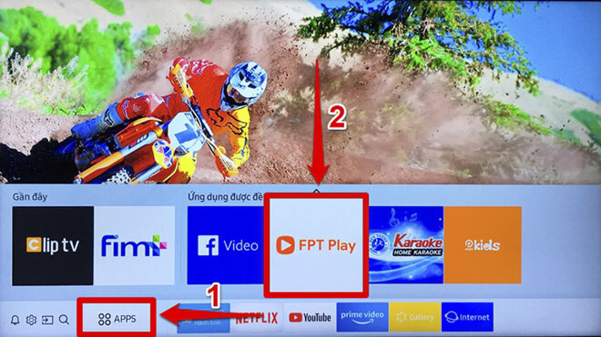 Hướng dẫn đăng ký gói khuyến mãi FPT Play trên Smart tivi Samsung 2018