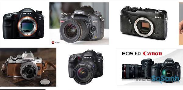 Một số máy ảnh Full-frame trên thị trường