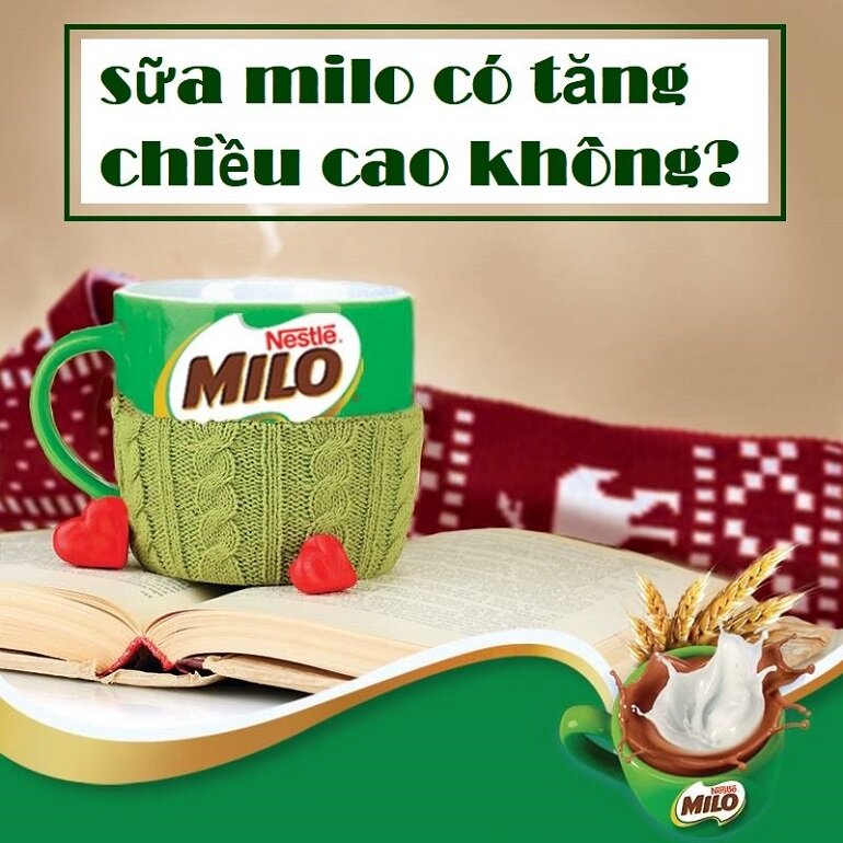 Sữa Milo giàu canxi và các dưỡng chất giúp bổ sung năng lượng và cải thiện tầm vóc