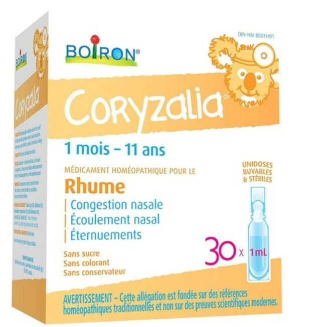 muối vi lượng đồng căn Boiron Coryzalia