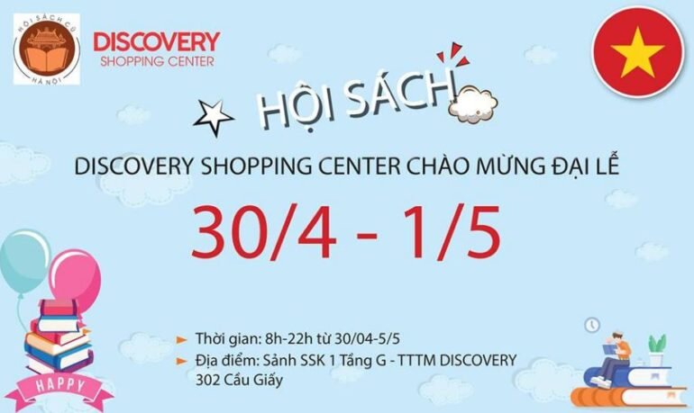 Hội sách chào mừng đại lễ 30/4 và 1/5