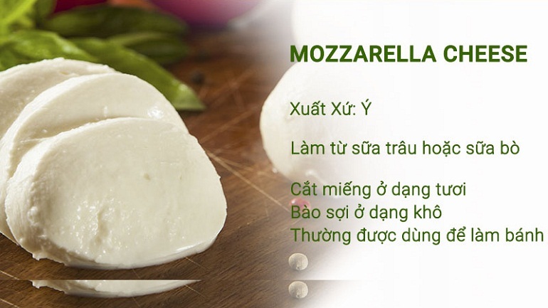 Tất tần tật về phô mai Mozzarella