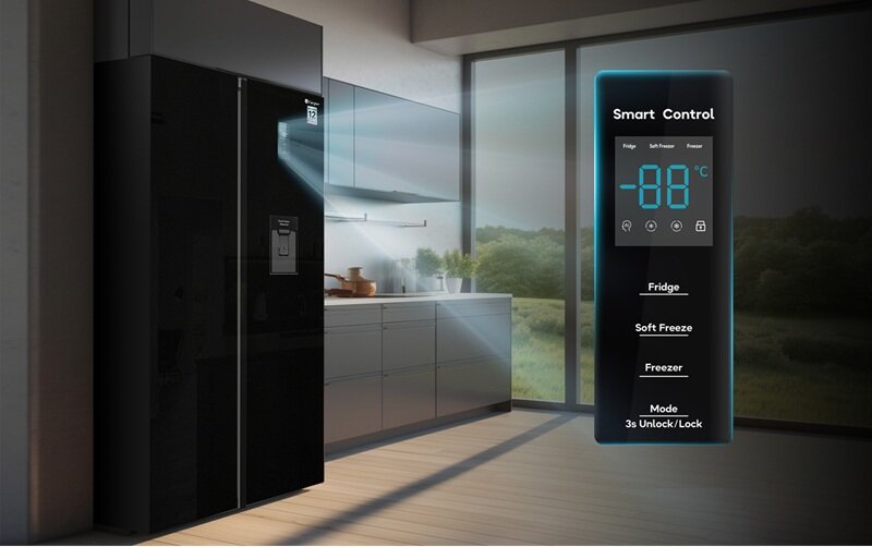 Tủ lạnh side by side Casper 460 lít RS-D462SBS rất sang xịn, giá lại 