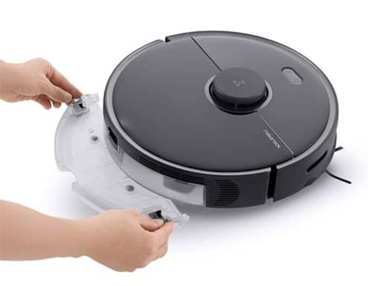 Robot hút bụi Xiaomi Roborock S5 Max còn có khả năng nhận diện, phân biệt được các chất liệu sàn khác nhau.