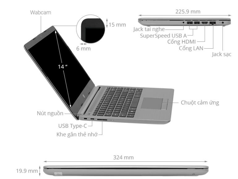 Laptop HP 245 G8 (469W1PA)