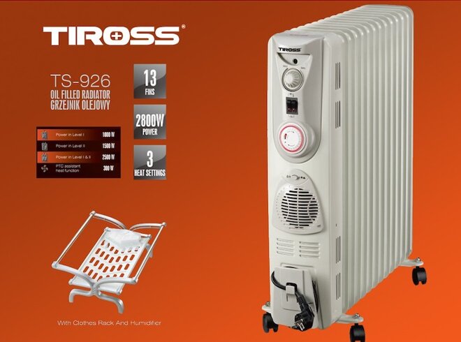 Máy sưởi dầu Tiross TS-926