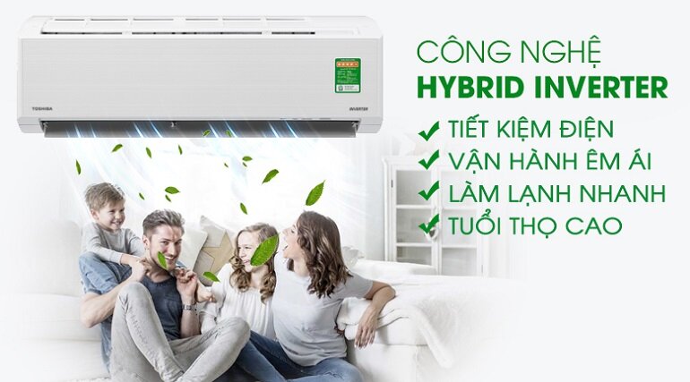 điều hòa Toshiba Inverter 1 HP RAS-H10D2KCVG-V