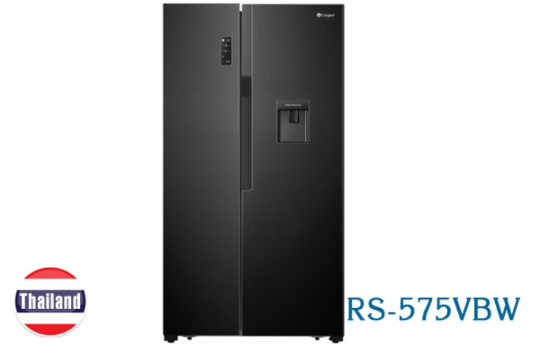 Tủ lạnh Side by Side Casper RS-575VBW có kiểu dáng sang trọng, tinh tế