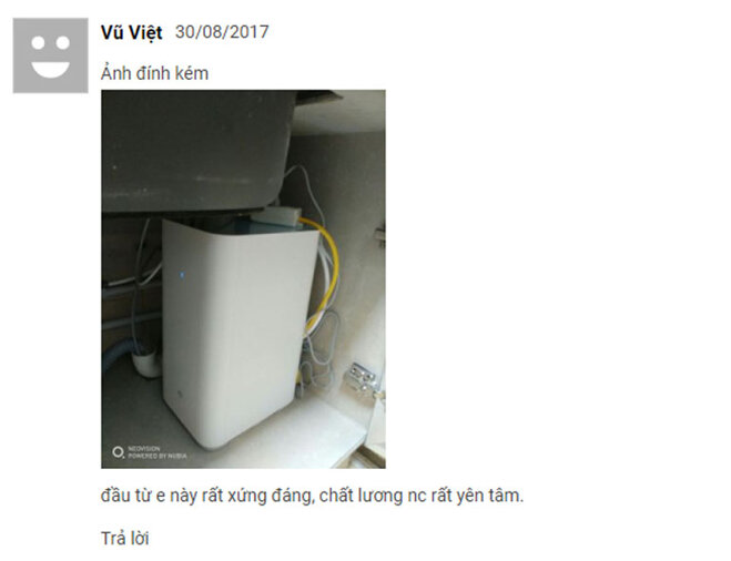 đánh giá máy lọc nước xiaomi mi water purifier