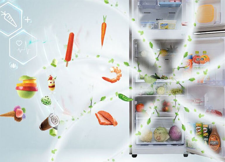 Tủ lạnh Samsung 234 lít RT22FARBDSA/SV có khả năng kháng khuẩn, khử mùi vượt trội