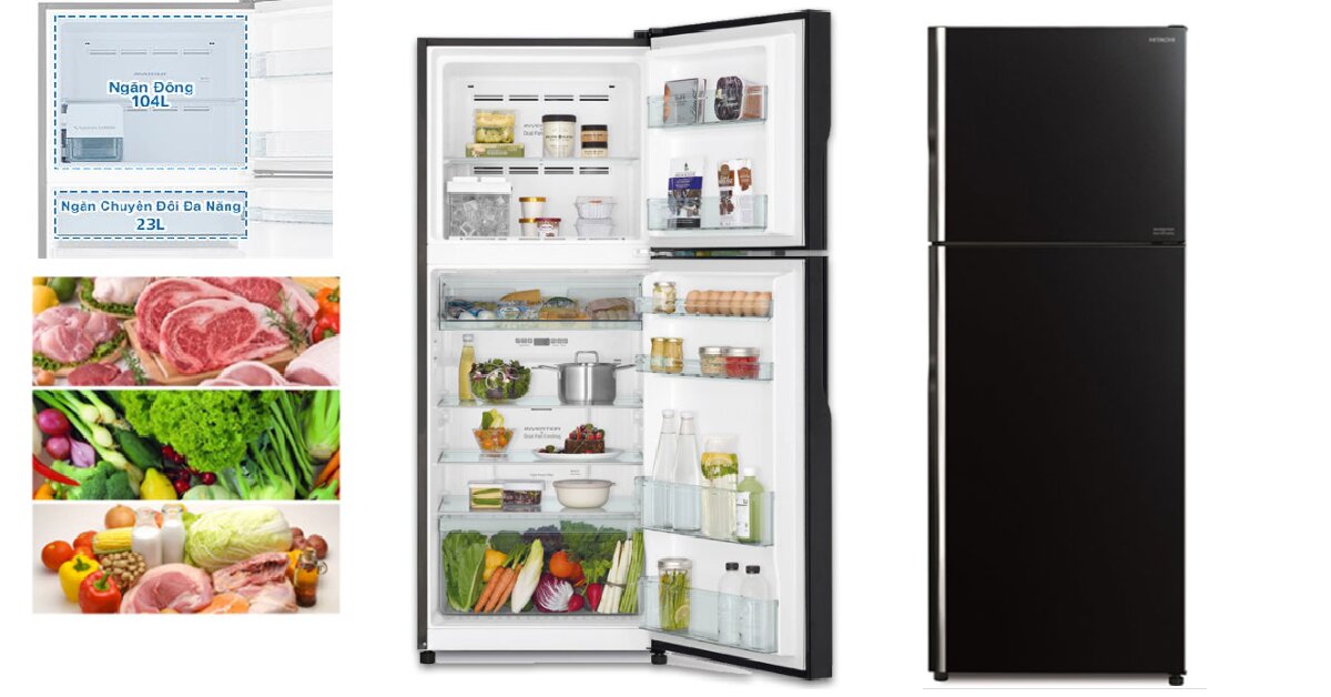 Có nên mua tủ lạnh Hitachi Inverter 406 Lít R-FVY510PGV0(GBK) cho gia đình 4 người không?
