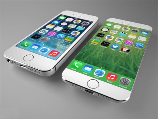 Một hình ảnh phỏng đoán của iPhone 6 lan truyền trên mạng.