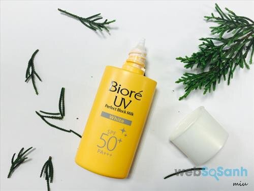 Kem chống nắng Biore UV Perfect Block Milk White SPF50+ PA+++