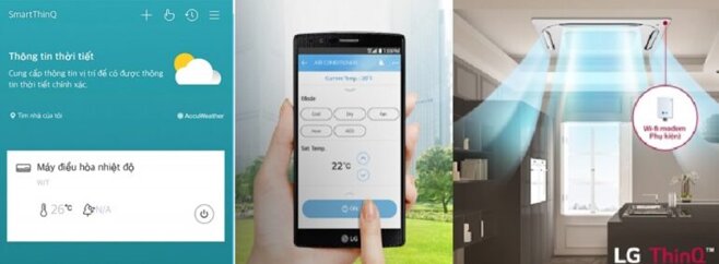 Điều khiển điều hòa LG ZTNQ24GPLA0 bằng iPhone