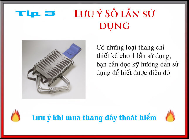 Một số lưu ý khi mua thang dây