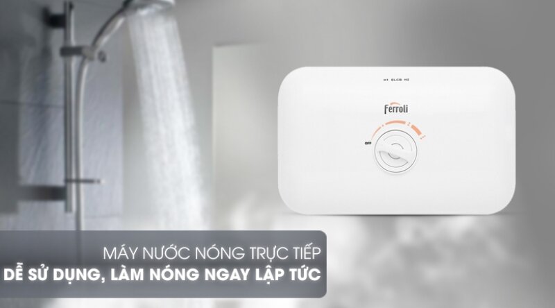 Đánh giá bình nóng lạnh trực tiếp Ferroli Rita FS-4.5TE: 1,2 triệu có thực sự 'kỳ diệu'?