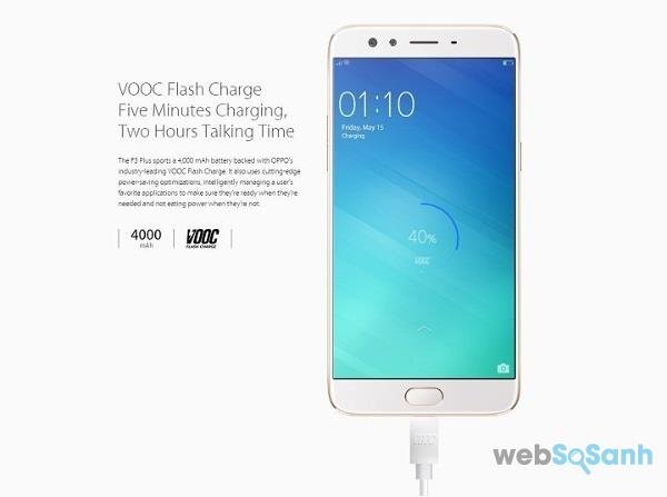 dung lượng pin lớn nhất oppo F3 plus